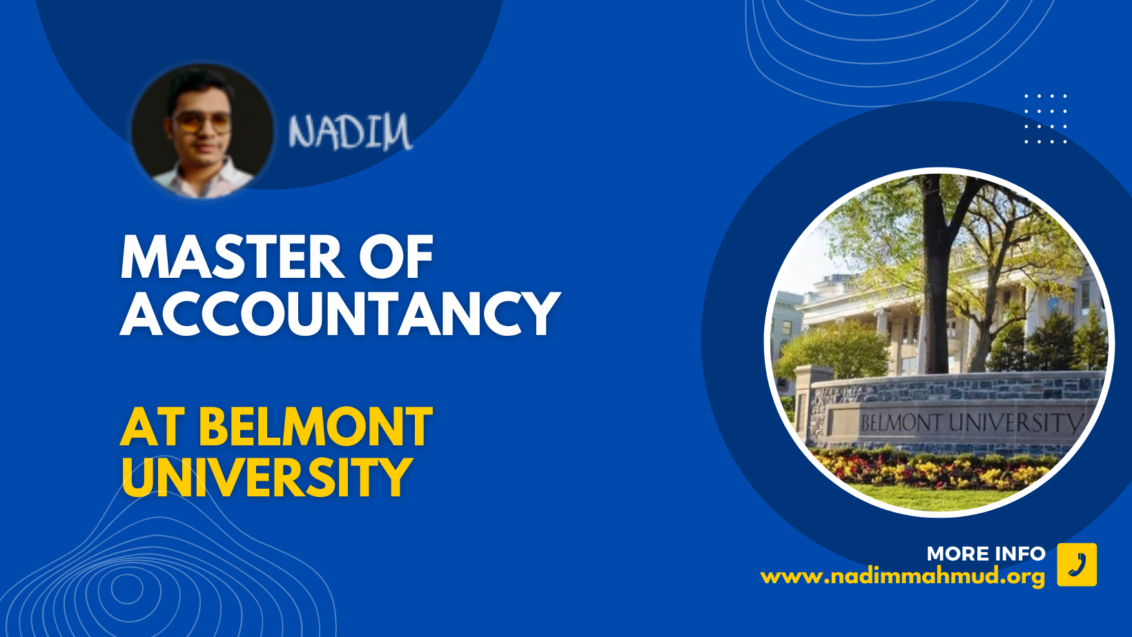 Master of Accountancy at Belmont University